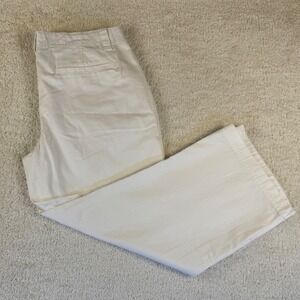 VTG‎ Y2K Columbia Tryson Creek Capri Women's Size 8 White Cotton Casual Pants